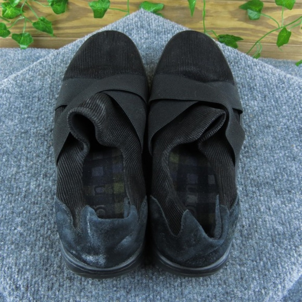 Born Women Clog Shoes Black Leather Slip On Size 10 Medium - Picture 6 of 9